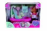 Simba Toys 105733094 - Evi Love Puppe, Hunde Bad